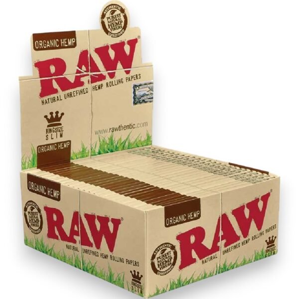 Hojillas RAW Organic King Size c/tips