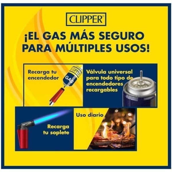 Recarga Gas Butano Clipper 250ml - Imagen 3