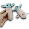 Pipa de silicona Bebe Yoda - Imagen 2